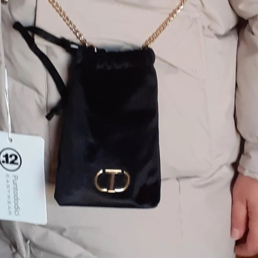 Dior Black Pouch with Silver Logo